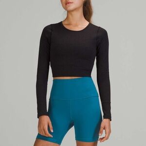 Lululemon Ebb to Street Long Sleeve in Black sz 6